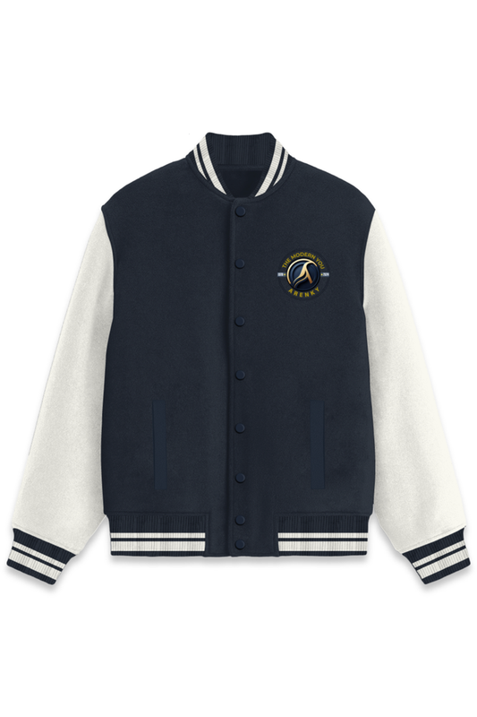 Arenky Premium Varsity Jacket :  NAVY BLUE