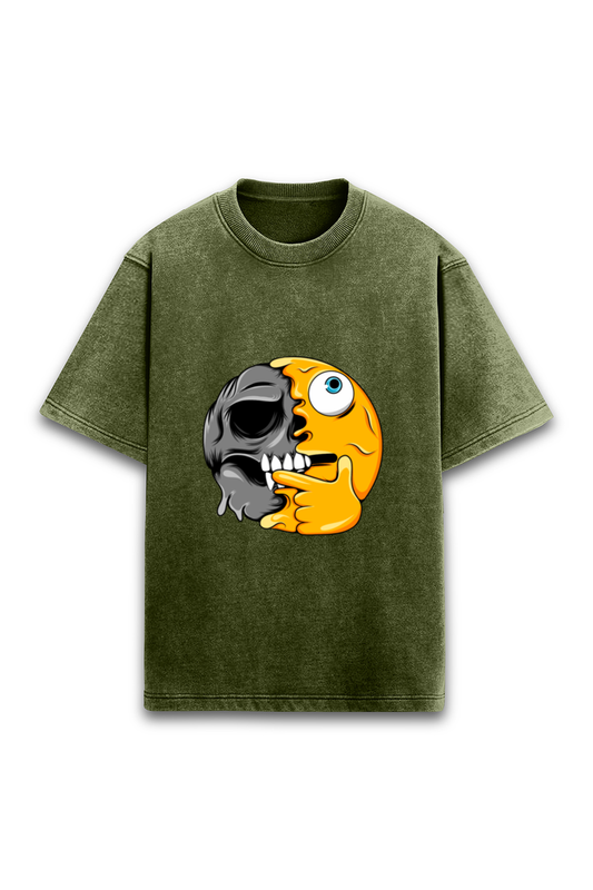 Emoji 4 : Acid Wash T-Shirt