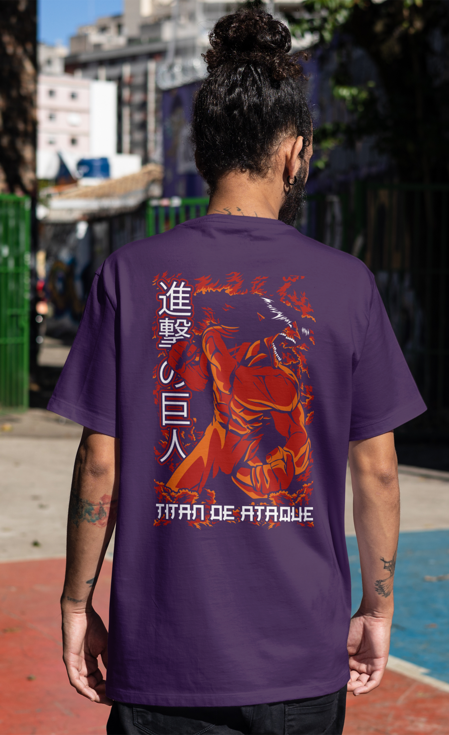 TITAN ANIME : Premium Oversized T-Shirt