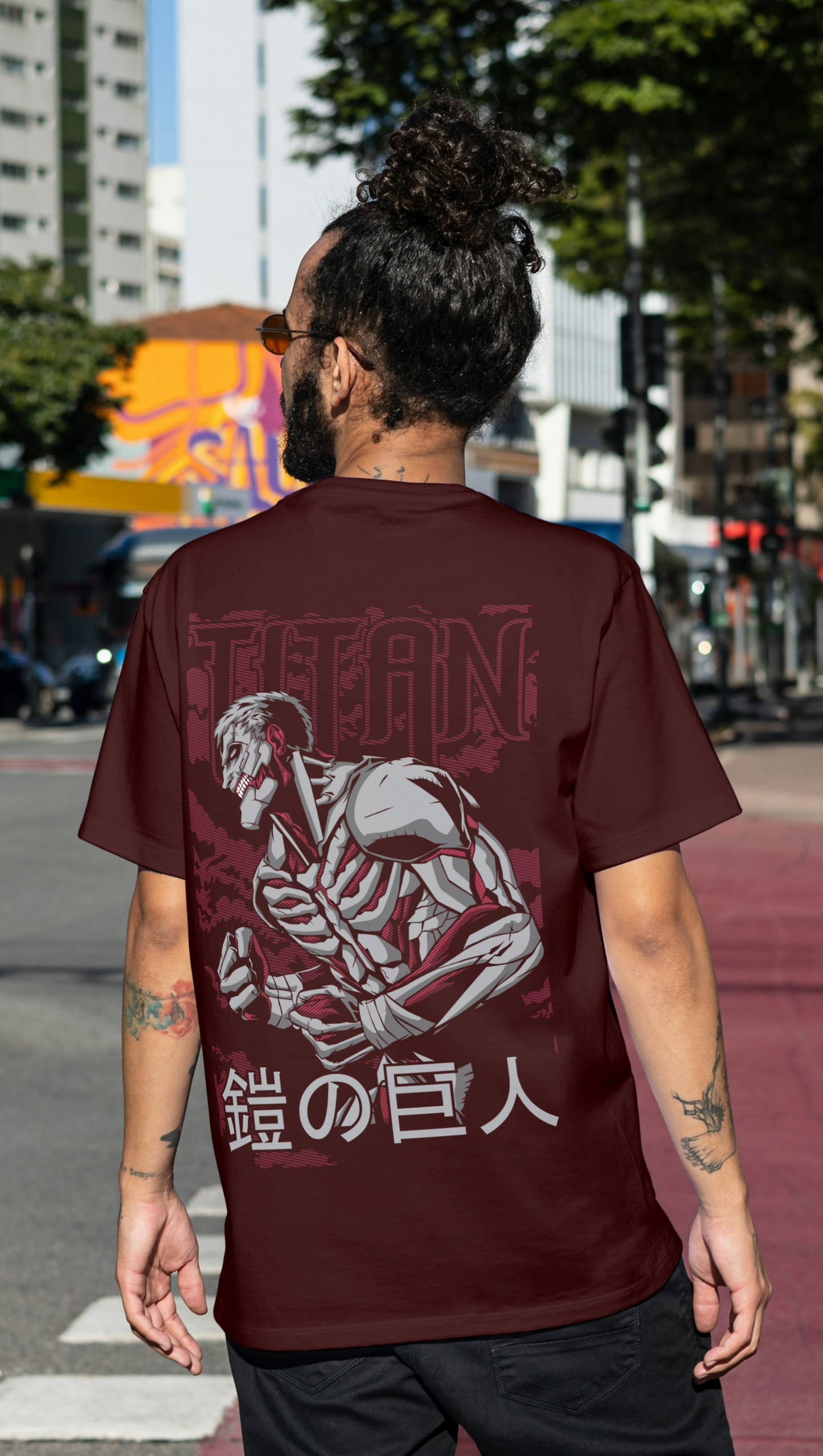 Titan Anime : Premium Terry Oversized T-Shirt