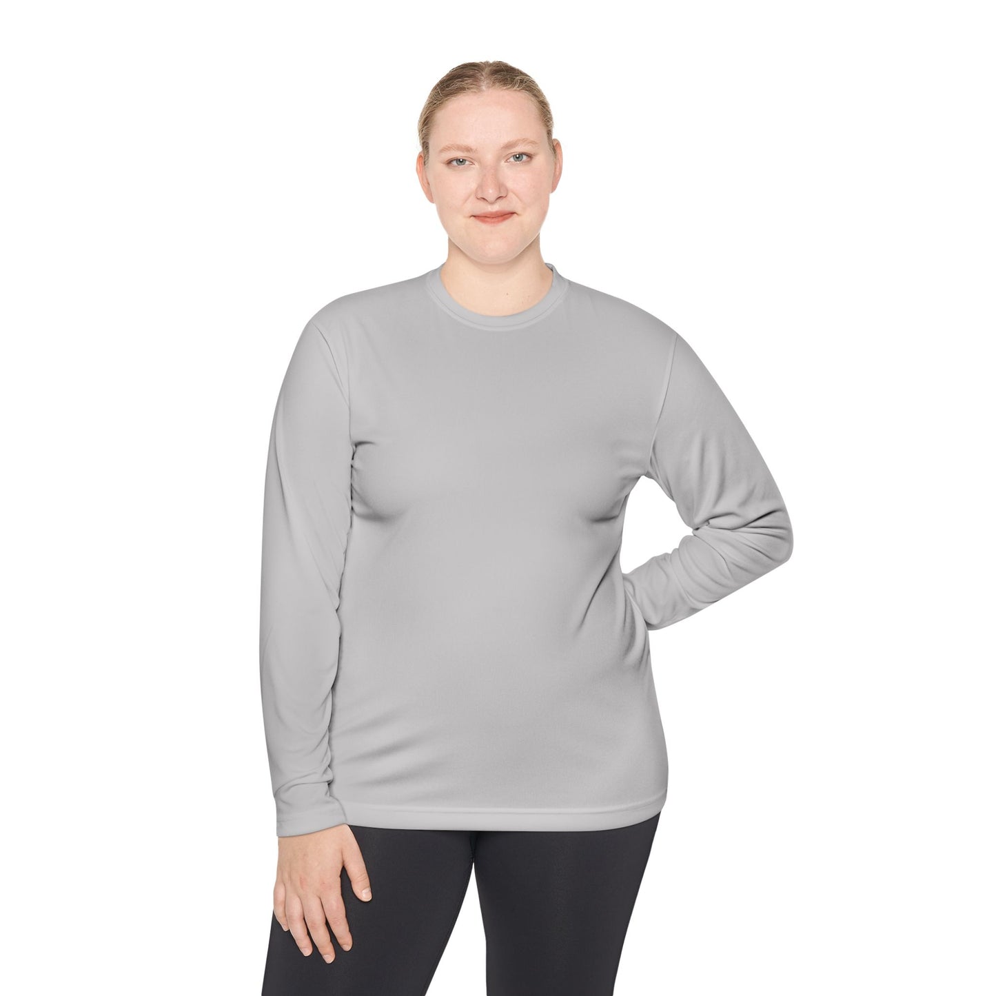 Unisex Full Sleeve Round Neck T-Shirt by Arenky : Grey