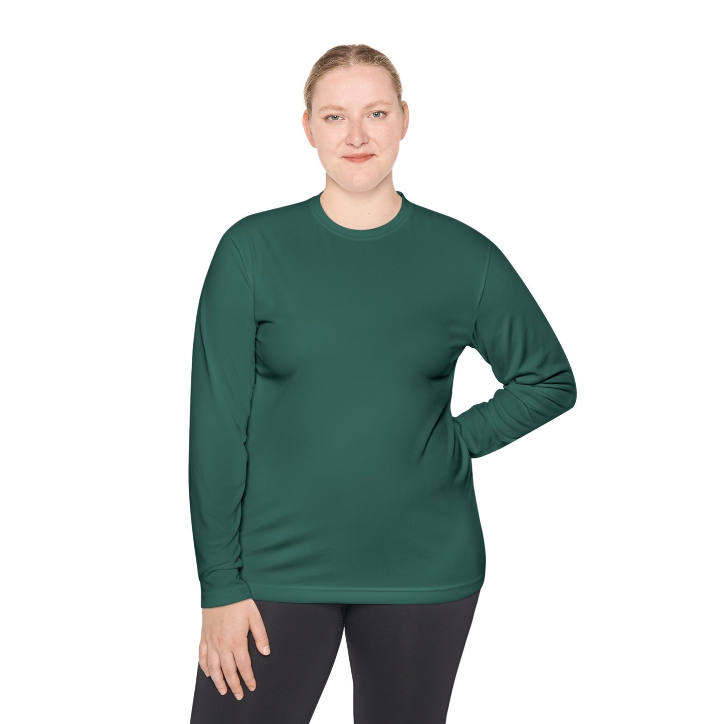 Unisex Full Sleeve Round Neck T-Shirt by Arenky : Forest Green