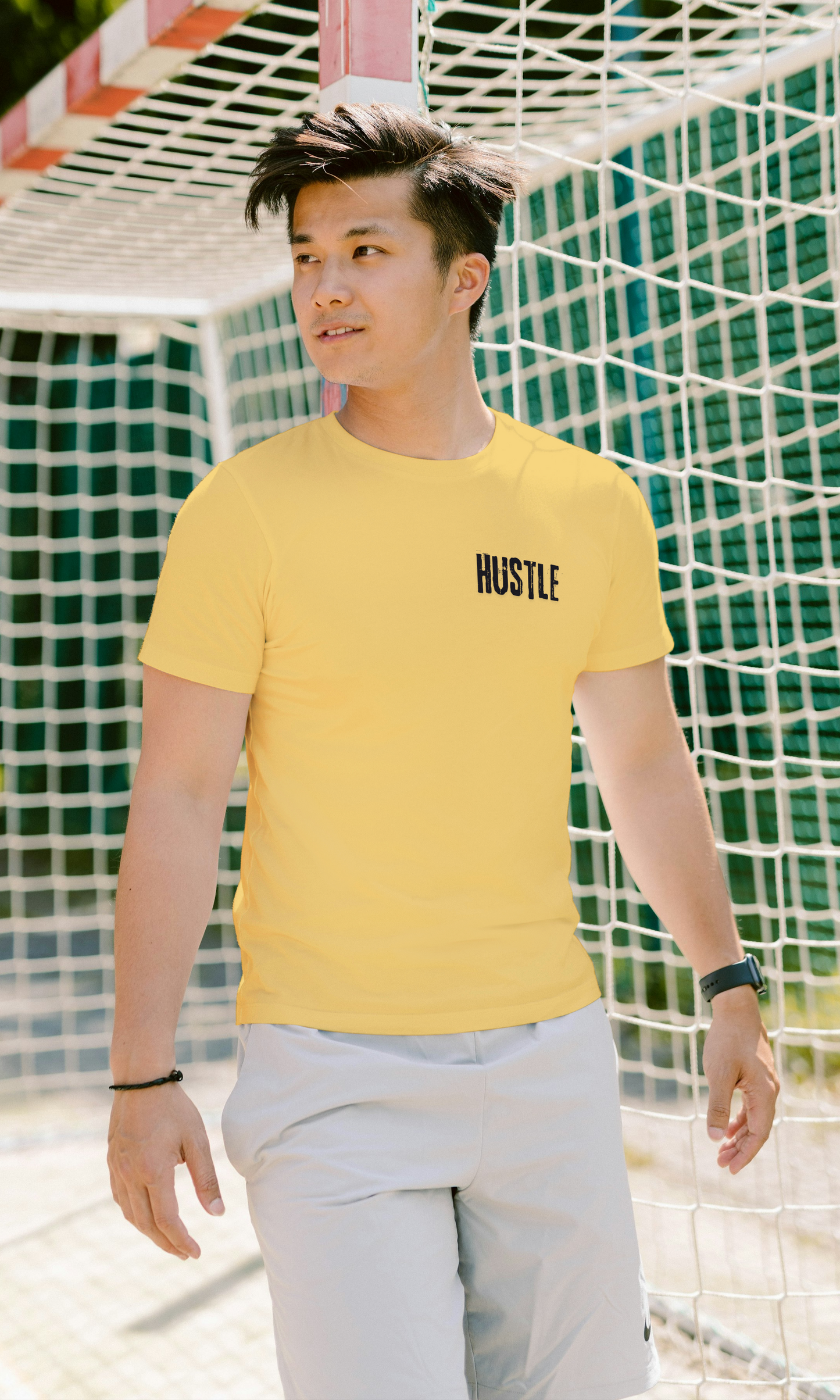 HUSTLE : Supima Cotton Gym T-Shirt