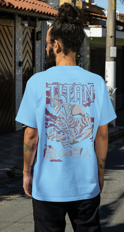 Titan Anime : Premium Terry Oversized T-Shirt