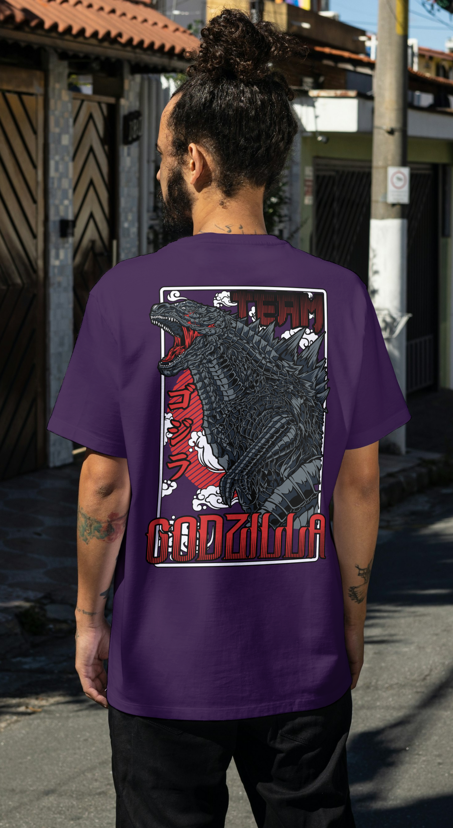 Godzilla Anime : Premium Oversized T-Shirt