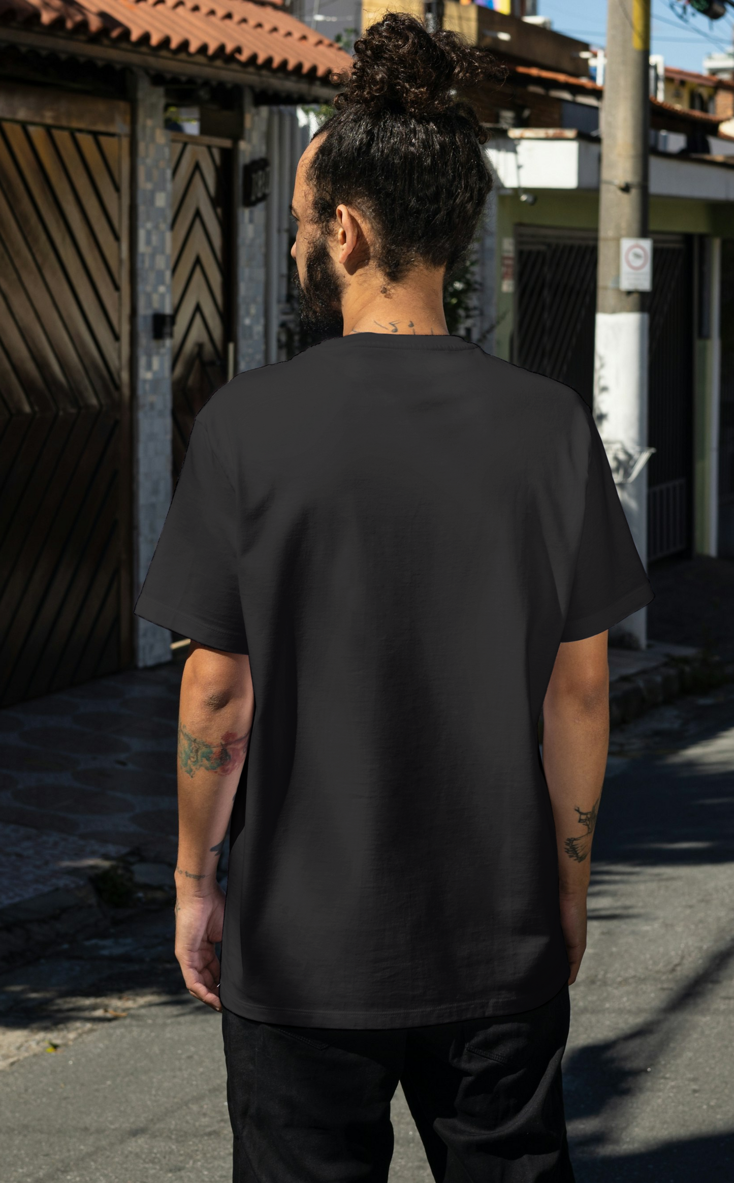 Samurai Honor: Warrior T-Shirt : Premium Terry Oversized T-Shirt