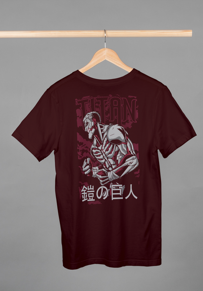 Titan Anime : Premium Terry Oversized T-Shirt