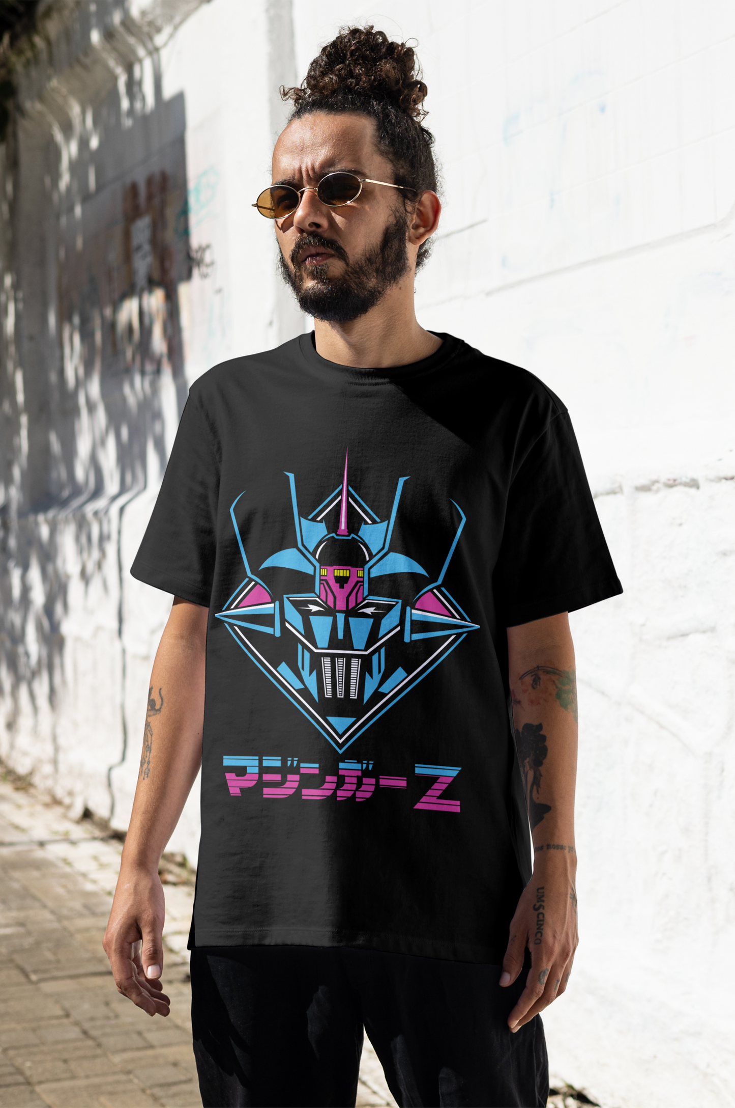 Cyber Ninja: Tech-Infused Anime T-Shirt